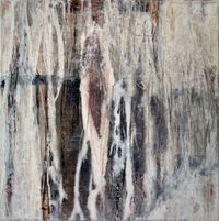 Uferzonen II, 2016, Acryl auf Leinwand, 40 x 40 cm